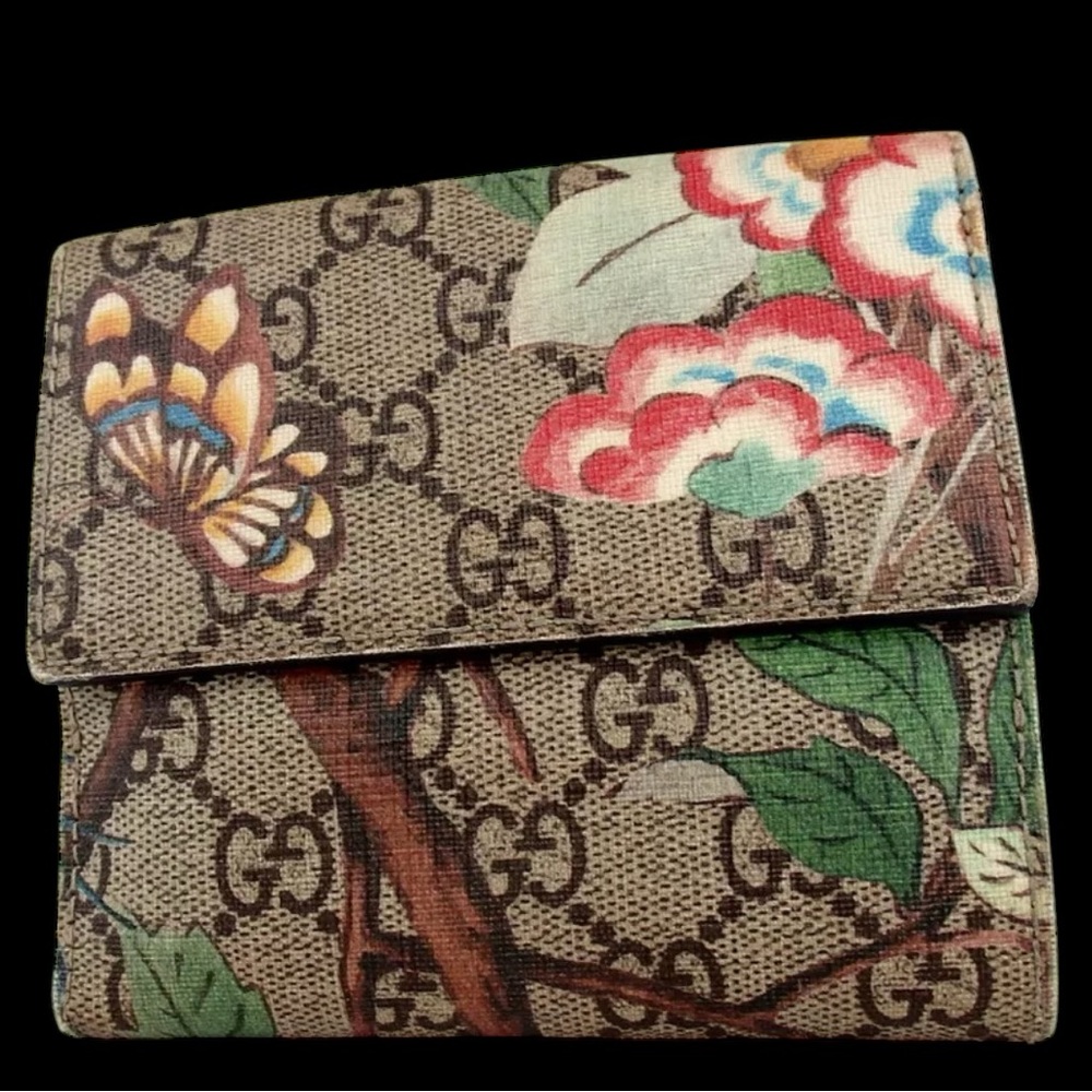GUCCI GG Supreme Tian Bird Bifold Wallet 😍🔥 - Picture 9 of 17